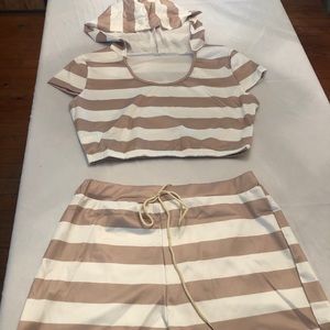 A short set jumpsuit